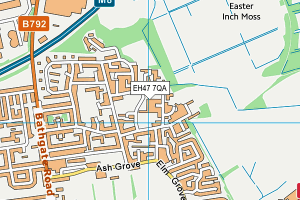 EH47 7QA map - OS VectorMap District (Ordnance Survey) EH47 7QA map - OS VectorMap District (Ordnance Survey)