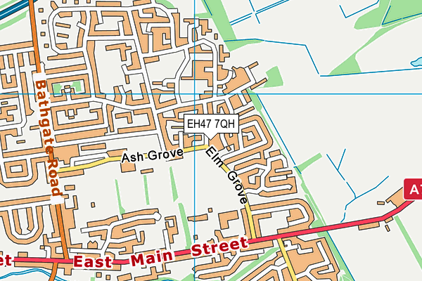 EH47 7QH map - OS VectorMap District (Ordnance Survey) EH47 7QH map - OS VectorMap District (Ordnance Survey)