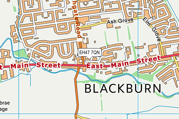 EH47 7QN map - OS VectorMap District (Ordnance Survey) EH47 7QN map - OS VectorMap District (Ordnance Survey)