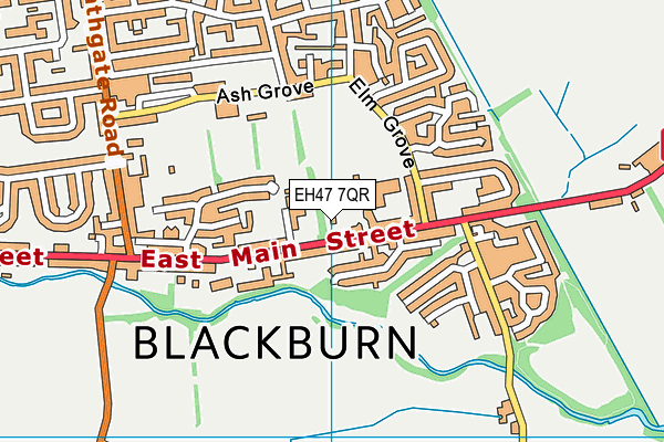EH47 7QR map - OS VectorMap District (Ordnance Survey) EH47 7QR map - OS VectorMap District (Ordnance Survey)