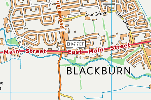 EH47 7QT map - OS VectorMap District (Ordnance Survey) EH47 7QT map - OS VectorMap District (Ordnance Survey)