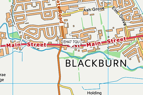 EH47 7QU map - OS VectorMap District (Ordnance Survey) EH47 7QU map - OS VectorMap District (Ordnance Survey)