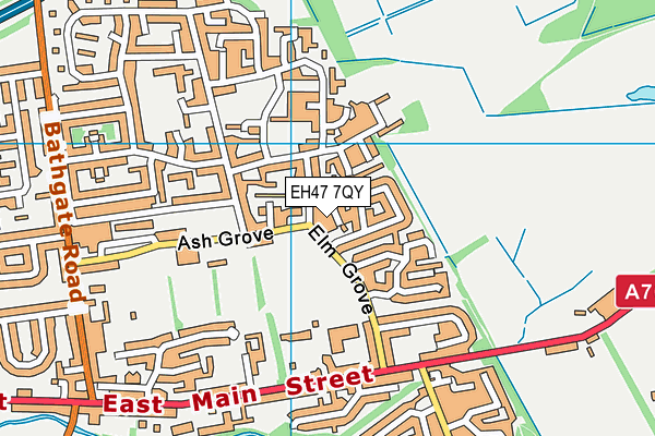 EH47 7QY map - OS VectorMap District (Ordnance Survey) EH47 7QY map - OS VectorMap District (Ordnance Survey)