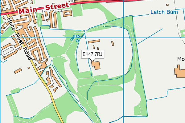 EH47 7RJ map - OS VectorMap District (Ordnance Survey) EH47 7RJ map - OS VectorMap District (Ordnance Survey)