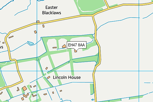 EH47 8AA map - OS VectorMap District (Ordnance Survey) EH47 8AA map - OS VectorMap District (Ordnance Survey)