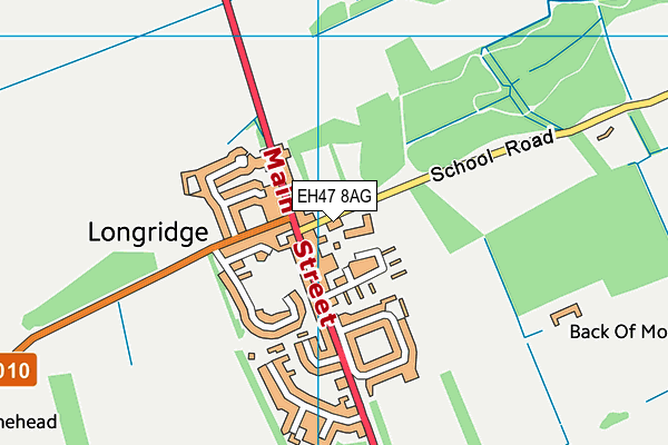 EH47 8AG map - OS VectorMap District (Ordnance Survey) EH47 8AG map - OS VectorMap District (Ordnance Survey)