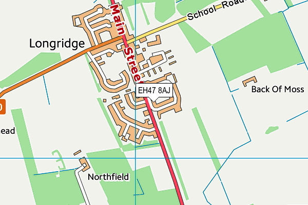 EH47 8AJ map - OS VectorMap District (Ordnance Survey) EH47 8AJ map - OS VectorMap District (Ordnance Survey)