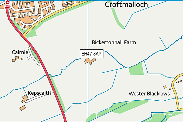 EH47 8AP map - OS VectorMap District (Ordnance Survey) EH47 8AP map - OS VectorMap District (Ordnance Survey)