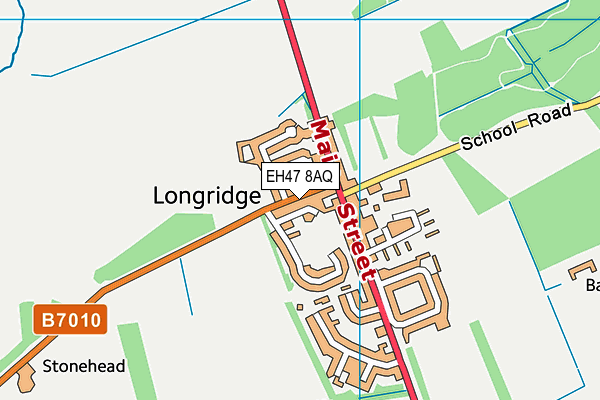 EH47 8AQ map - OS VectorMap District (Ordnance Survey) EH47 8AQ map - OS VectorMap District (Ordnance Survey)