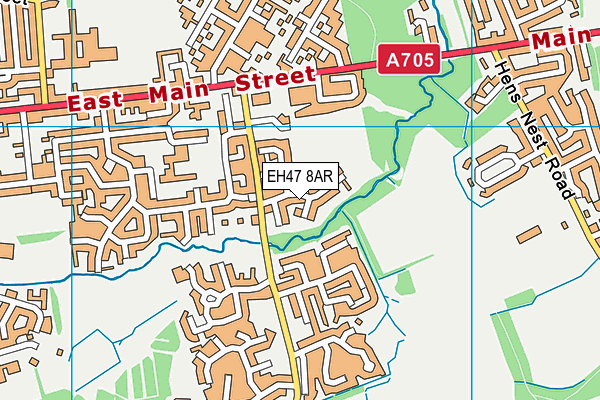 EH47 8AR map - OS VectorMap District (Ordnance Survey) EH47 8AR map - OS VectorMap District (Ordnance Survey)