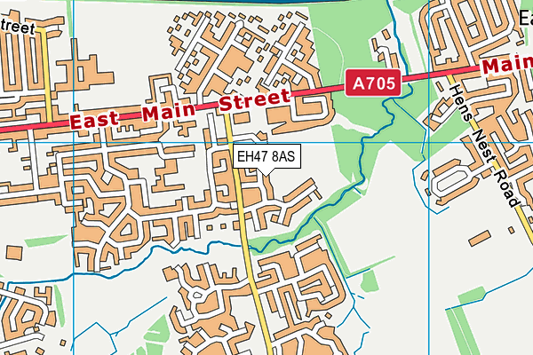 EH47 8AS map - OS VectorMap District (Ordnance Survey) EH47 8AS map - OS VectorMap District (Ordnance Survey)
