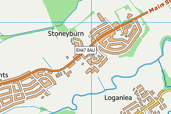 EH47 8AU map - OS VectorMap District (Ordnance Survey) EH47 8AU map - OS VectorMap District (Ordnance Survey)