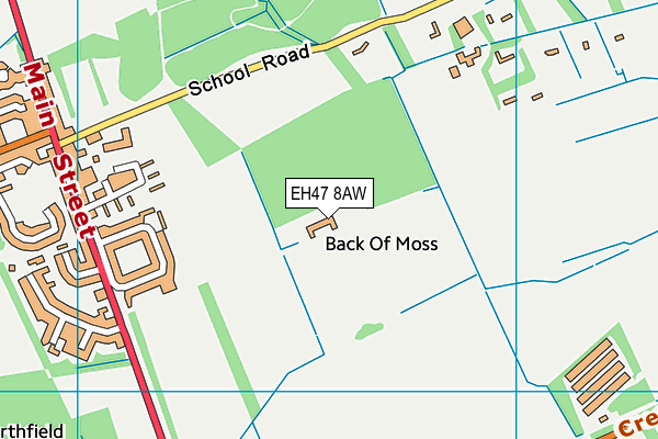 EH47 8AW map - OS VectorMap District (Ordnance Survey) EH47 8AW map - OS VectorMap District (Ordnance Survey)