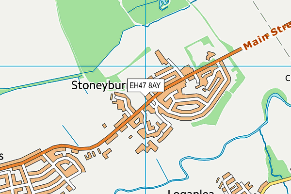 EH47 8AY map - OS VectorMap District (Ordnance Survey) EH47 8AY map - OS VectorMap District (Ordnance Survey)