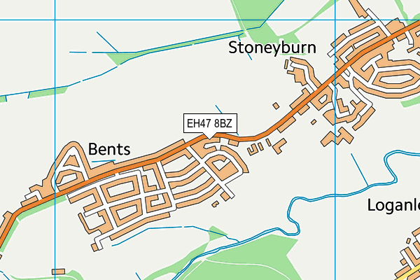 EH47 8BZ map - OS VectorMap District (Ordnance Survey) EH47 8BZ map - OS VectorMap District (Ordnance Survey)