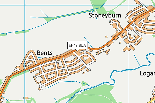 EH47 8DA map - OS VectorMap District (Ordnance Survey) EH47 8DA map - OS VectorMap District (Ordnance Survey)