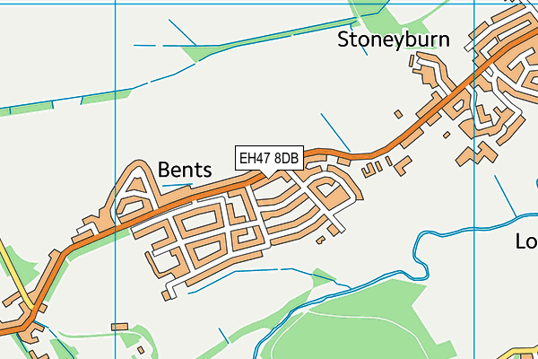 EH47 8DB map - OS VectorMap District (Ordnance Survey) EH47 8DB map - OS VectorMap District (Ordnance Survey)