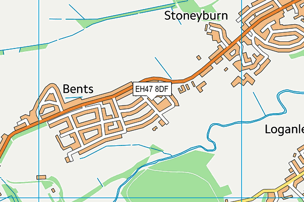 EH47 8DF map - OS VectorMap District (Ordnance Survey) EH47 8DF map - OS VectorMap District (Ordnance Survey)