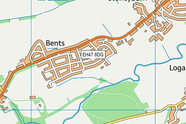 EH47 8DG map - OS VectorMap District (Ordnance Survey) EH47 8DG map - OS VectorMap District (Ordnance Survey)