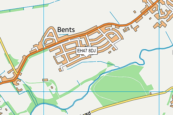 EH47 8DJ map - OS VectorMap District (Ordnance Survey) EH47 8DJ map - OS VectorMap District (Ordnance Survey)