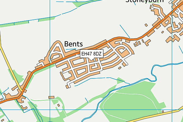 EH47 8DZ map - OS VectorMap District (Ordnance Survey) EH47 8DZ map - OS VectorMap District (Ordnance Survey)