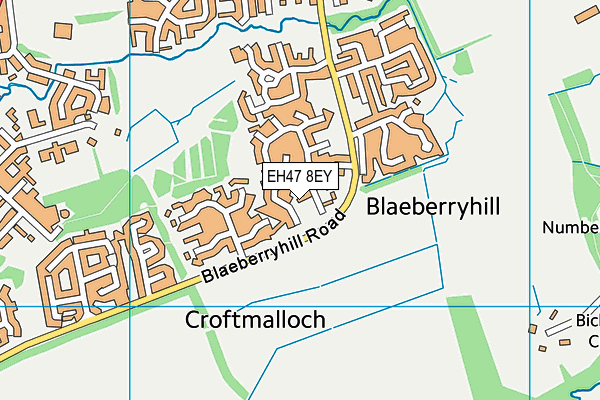 EH47 8EY map - OS VectorMap District (Ordnance Survey) EH47 8EY map - OS VectorMap District (Ordnance Survey)