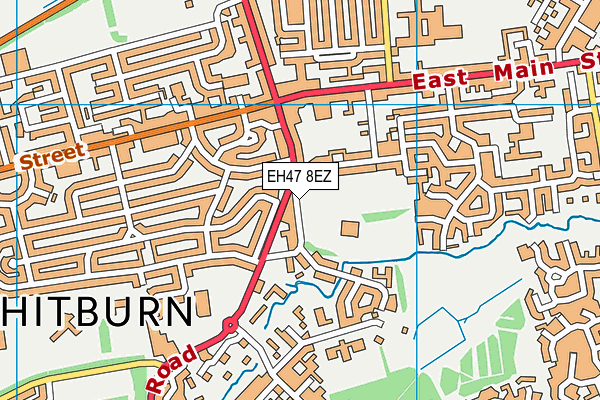 EH47 8EZ map - OS VectorMap District (Ordnance Survey) EH47 8EZ map - OS VectorMap District (Ordnance Survey)