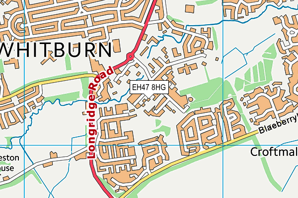 EH47 8HG map - OS VectorMap District (Ordnance Survey) EH47 8HG map - OS VectorMap District (Ordnance Survey)