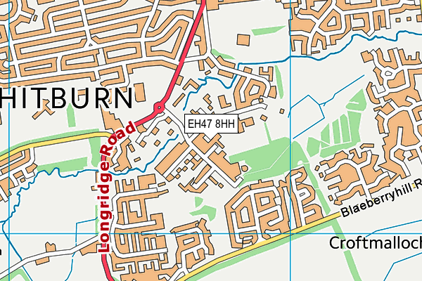 EH47 8HH map - OS VectorMap District (Ordnance Survey)