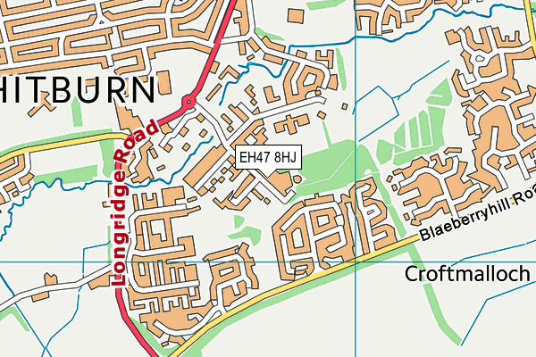 EH47 8HJ map - OS VectorMap District (Ordnance Survey) EH47 8HJ map - OS VectorMap District (Ordnance Survey)