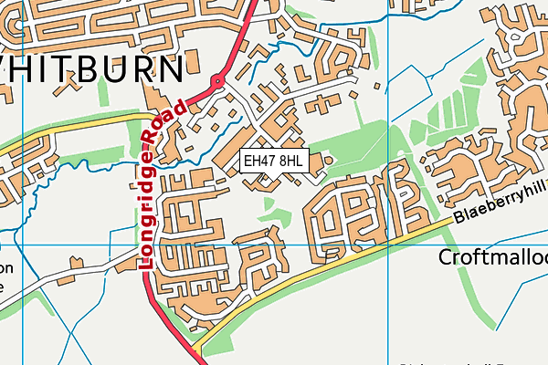 EH47 8HL map - OS VectorMap District (Ordnance Survey) EH47 8HL map - OS VectorMap District (Ordnance Survey)