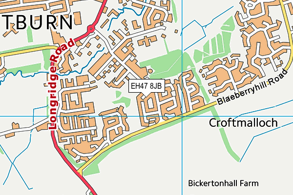 EH47 8JB map - OS VectorMap District (Ordnance Survey) EH47 8JB map - OS VectorMap District (Ordnance Survey)