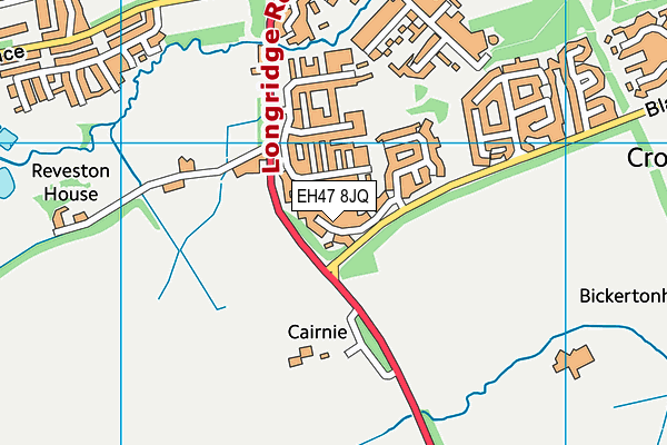 EH47 8JQ map - OS VectorMap District (Ordnance Survey) EH47 8JQ map - OS VectorMap District (Ordnance Survey)