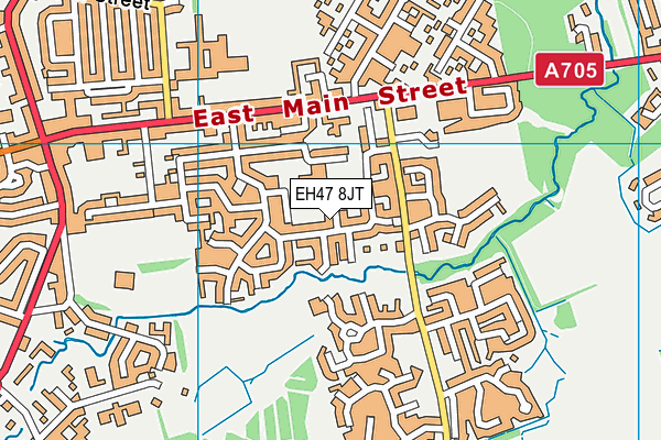EH47 8JT map - OS VectorMap District (Ordnance Survey) EH47 8JT map - OS VectorMap District (Ordnance Survey)