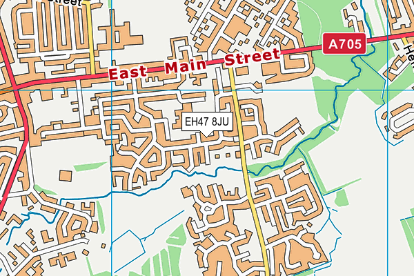 EH47 8JU map - OS VectorMap District (Ordnance Survey) EH47 8JU map - OS VectorMap District (Ordnance Survey)