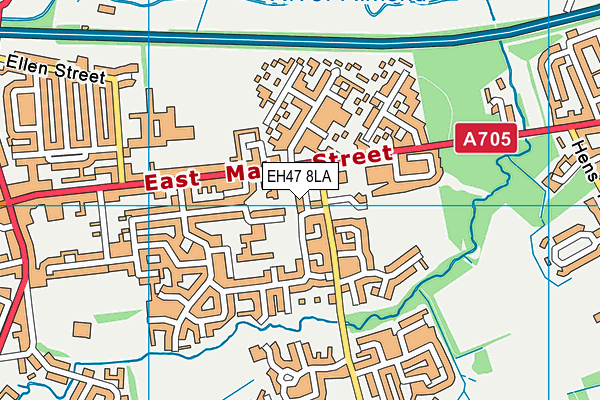 EH47 8LA map - OS VectorMap District (Ordnance Survey) EH47 8LA map - OS VectorMap District (Ordnance Survey)