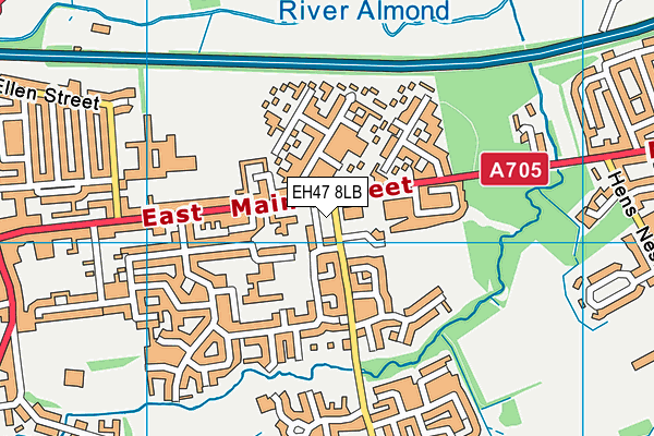 EH47 8LB map - OS VectorMap District (Ordnance Survey) EH47 8LB map - OS VectorMap District (Ordnance Survey)