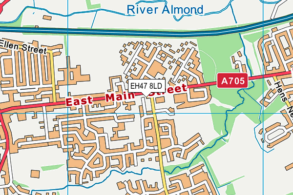 EH47 8LD map - OS VectorMap District (Ordnance Survey) EH47 8LD map - OS VectorMap District (Ordnance Survey)