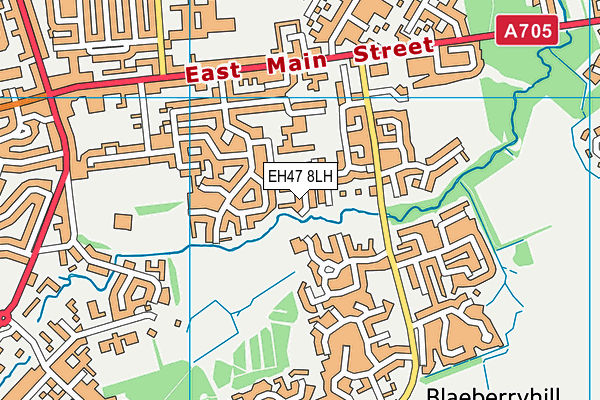 EH47 8LH map - OS VectorMap District (Ordnance Survey) EH47 8LH map - OS VectorMap District (Ordnance Survey)