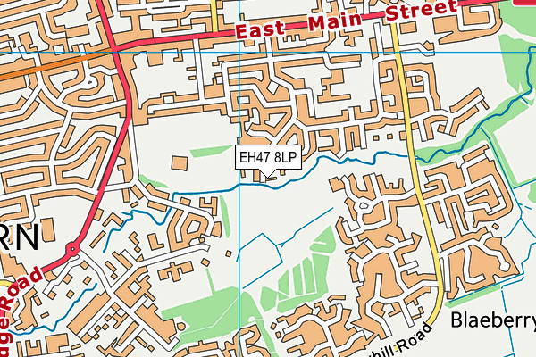 EH47 8LP map - OS VectorMap District (Ordnance Survey) EH47 8LP map - OS VectorMap District (Ordnance Survey)