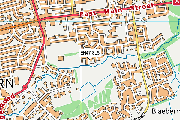EH47 8LS map - OS VectorMap District (Ordnance Survey) EH47 8LS map - OS VectorMap District (Ordnance Survey)