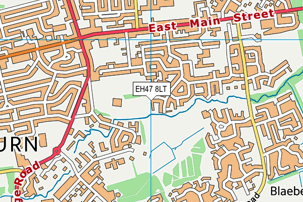 EH47 8LT map - OS VectorMap District (Ordnance Survey) EH47 8LT map - OS VectorMap District (Ordnance Survey)