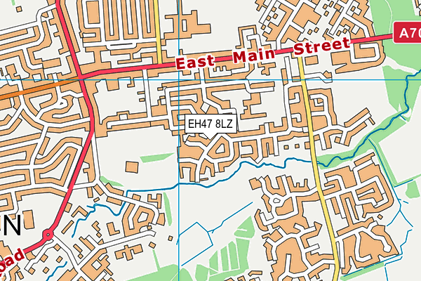 EH47 8LZ map - OS VectorMap District (Ordnance Survey) EH47 8LZ map - OS VectorMap District (Ordnance Survey)