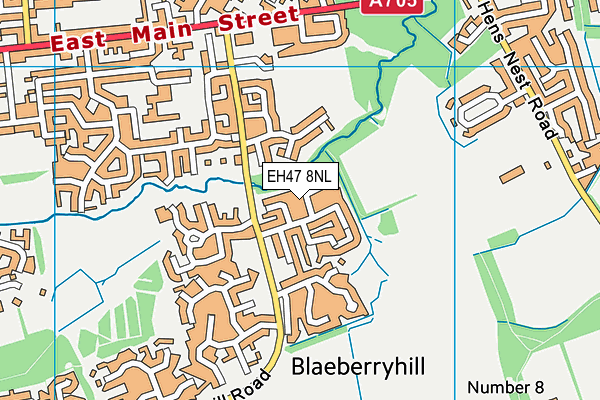 EH47 8NL map - OS VectorMap District (Ordnance Survey) EH47 8NL map - OS VectorMap District (Ordnance Survey)
