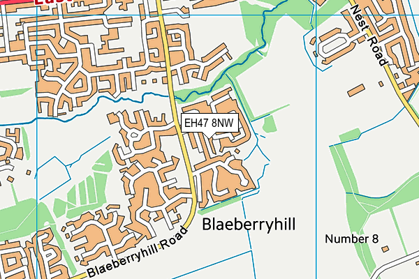 EH47 8NW map - OS VectorMap District (Ordnance Survey) EH47 8NW map - OS VectorMap District (Ordnance Survey)