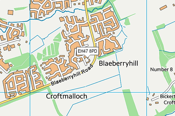 EH47 8PD map - OS VectorMap District (Ordnance Survey) EH47 8PD map - OS VectorMap District (Ordnance Survey)