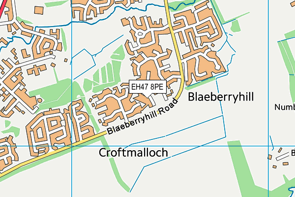 EH47 8PE map - OS VectorMap District (Ordnance Survey) EH47 8PE map - OS VectorMap District (Ordnance Survey)