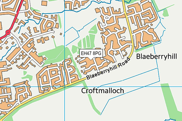 EH47 8PG map - OS VectorMap District (Ordnance Survey) EH47 8PG map - OS VectorMap District (Ordnance Survey)