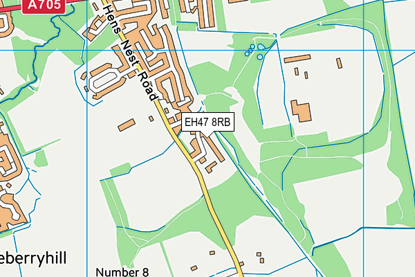 EH47 8RB map - OS VectorMap District (Ordnance Survey) EH47 8RB map - OS VectorMap District (Ordnance Survey)