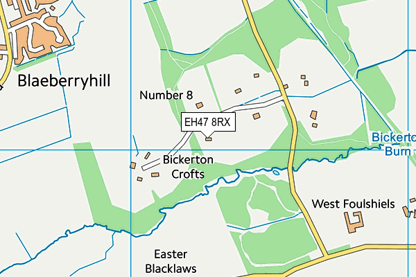 EH47 8RX map - OS VectorMap District (Ordnance Survey) EH47 8RX map - OS VectorMap District (Ordnance Survey)